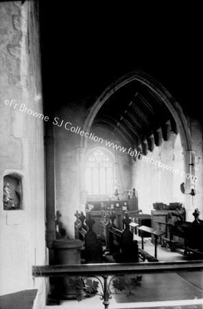 ST ANDREWS NAVE & CHANCEL FROM E. N.B. KILDARE SHRINE BVM.